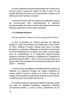 Balistique des armes à feu de poing et d'épaule