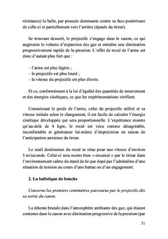 Balistique des armes à feu de poing et d'épaule