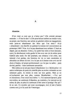 Mes cailloux blancs Les mots d'une vie