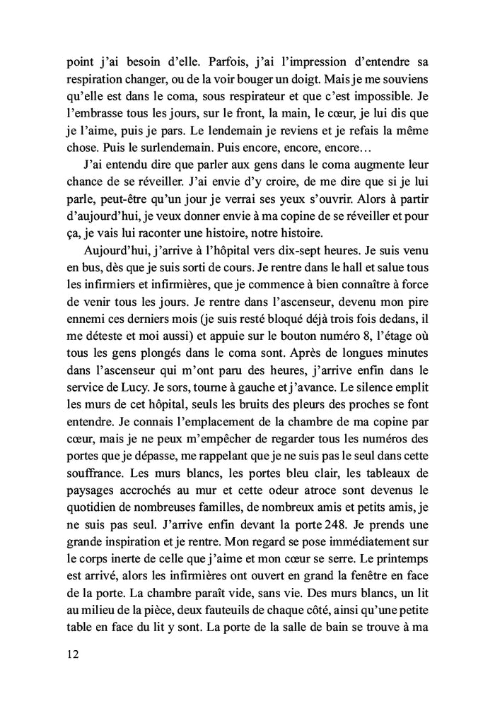 Deux personnes, un amour et une pincée d'espoir