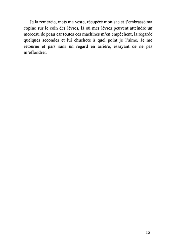 Deux personnes, un amour et une pincée d'espoir