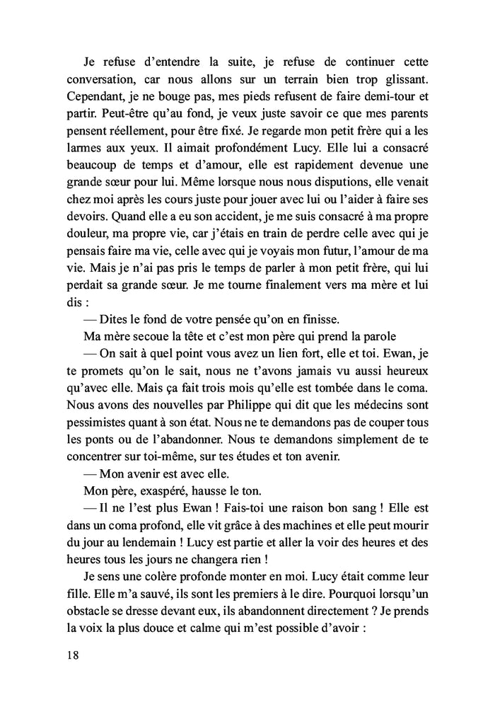 Deux personnes, un amour et une pincée d'espoir