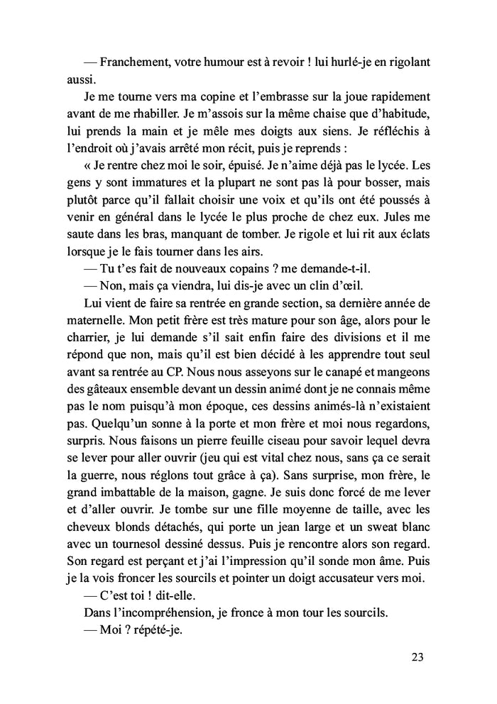 Deux personnes, un amour et une pincée d'espoir