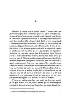 Jargon du banc