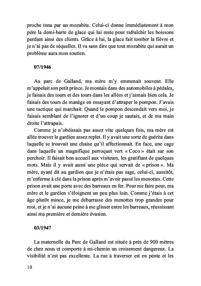 Mémoires d'un patriote algéro-boufarikois