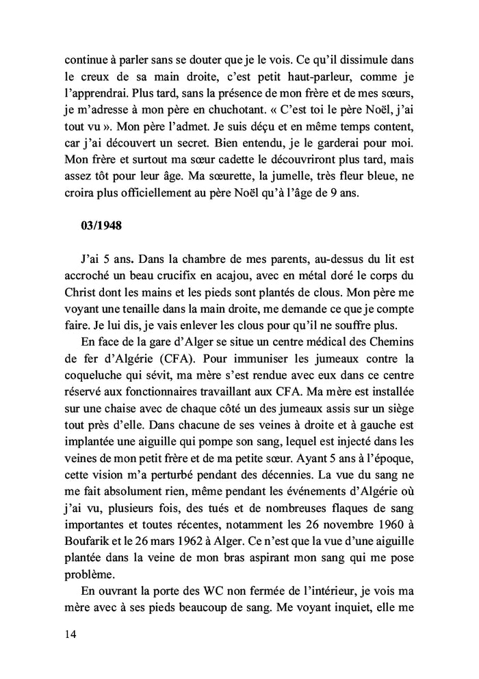 Mémoires d'un patriote algéro-boufarikois
