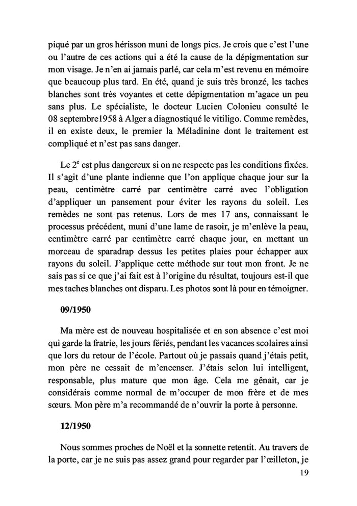 Mémoires d'un patriote algéro-boufarikois