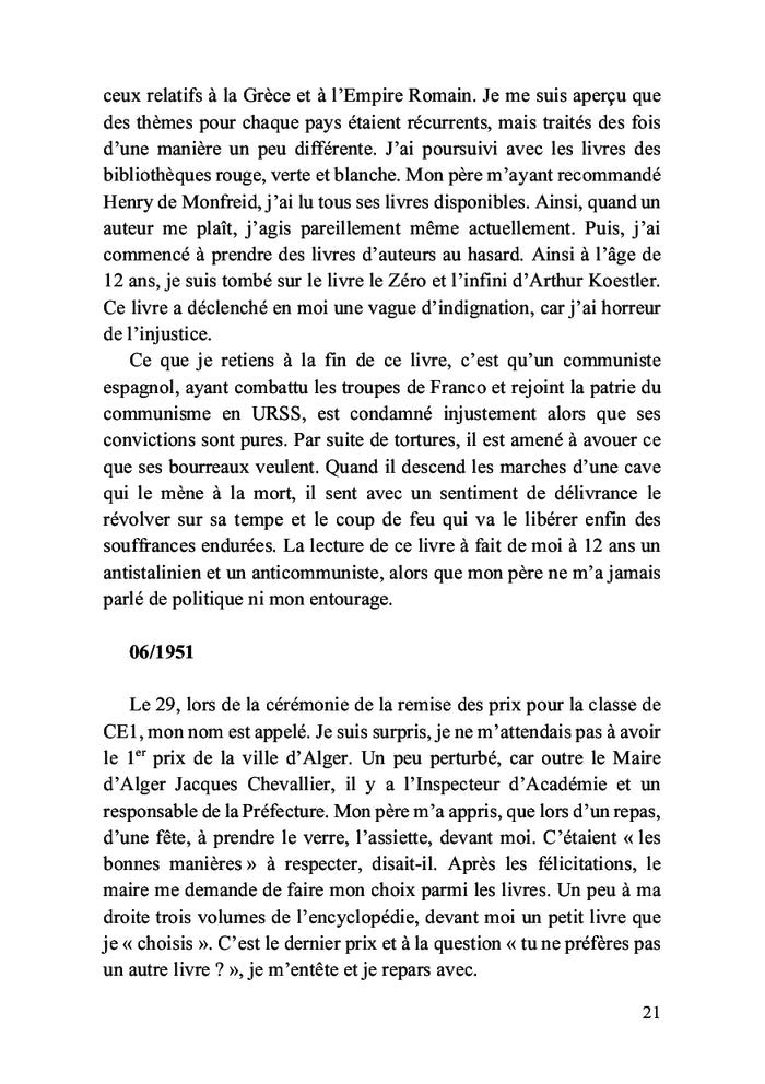 Mémoires d'un patriote algéro-boufarikois