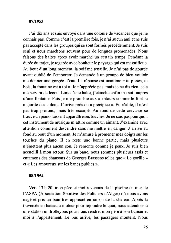 Mémoires d'un patriote algéro-boufarikois