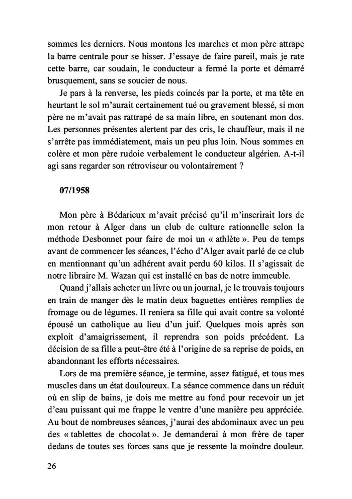 Mémoires d'un patriote algéro-boufarikois