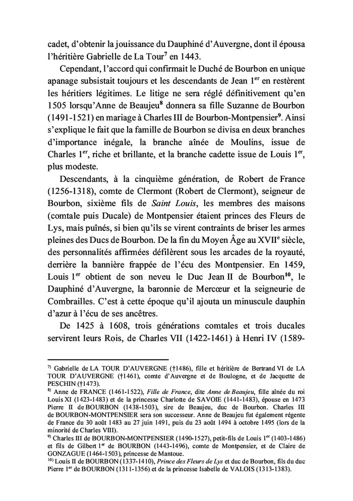 Les Maisons de Bourbon-Montpensier