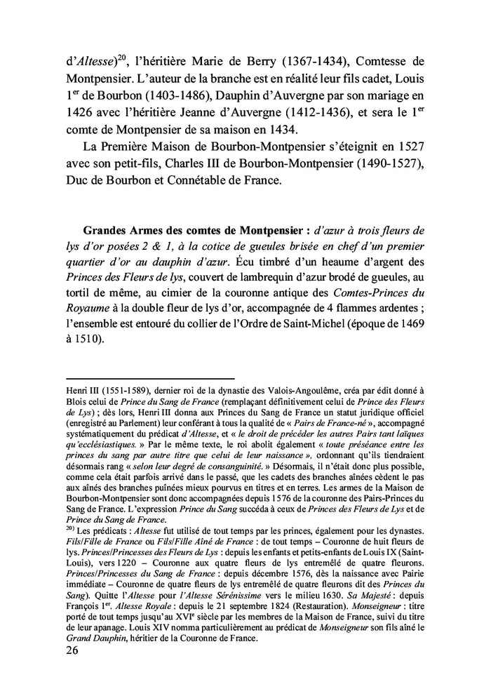 Les Maisons de Bourbon-Montpensier