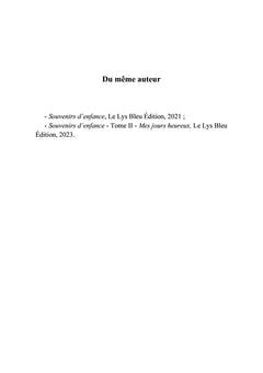 Un obscur secret