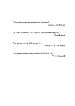 Un obscur secret