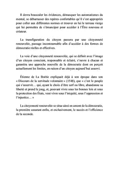 Renouveler la citoyenneté