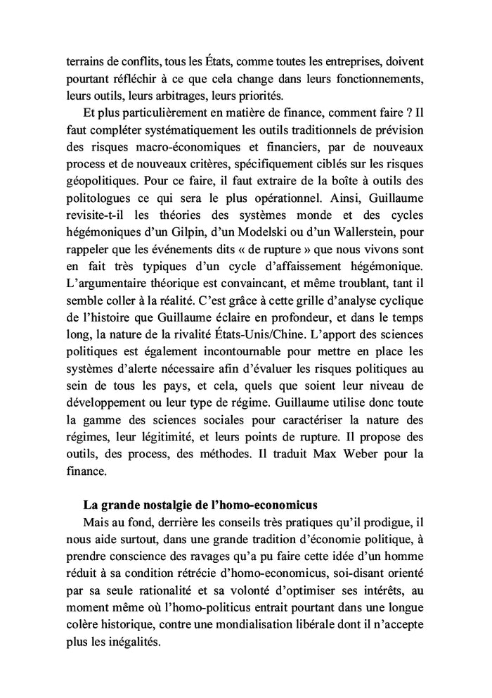 Le réveil géopolitique de la finance