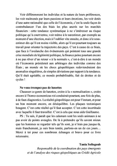 Le réveil géopolitique de la finance