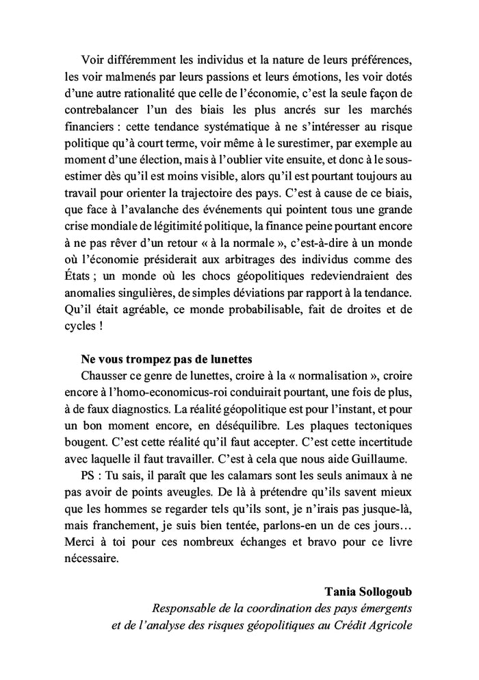 Le réveil géopolitique de la finance