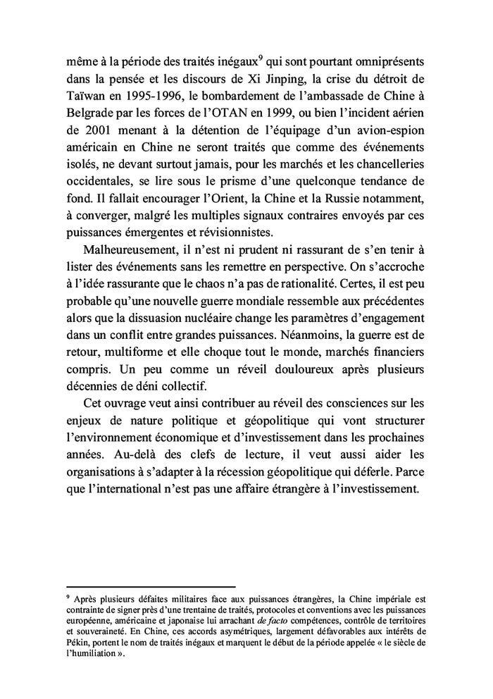 Le réveil géopolitique de la finance