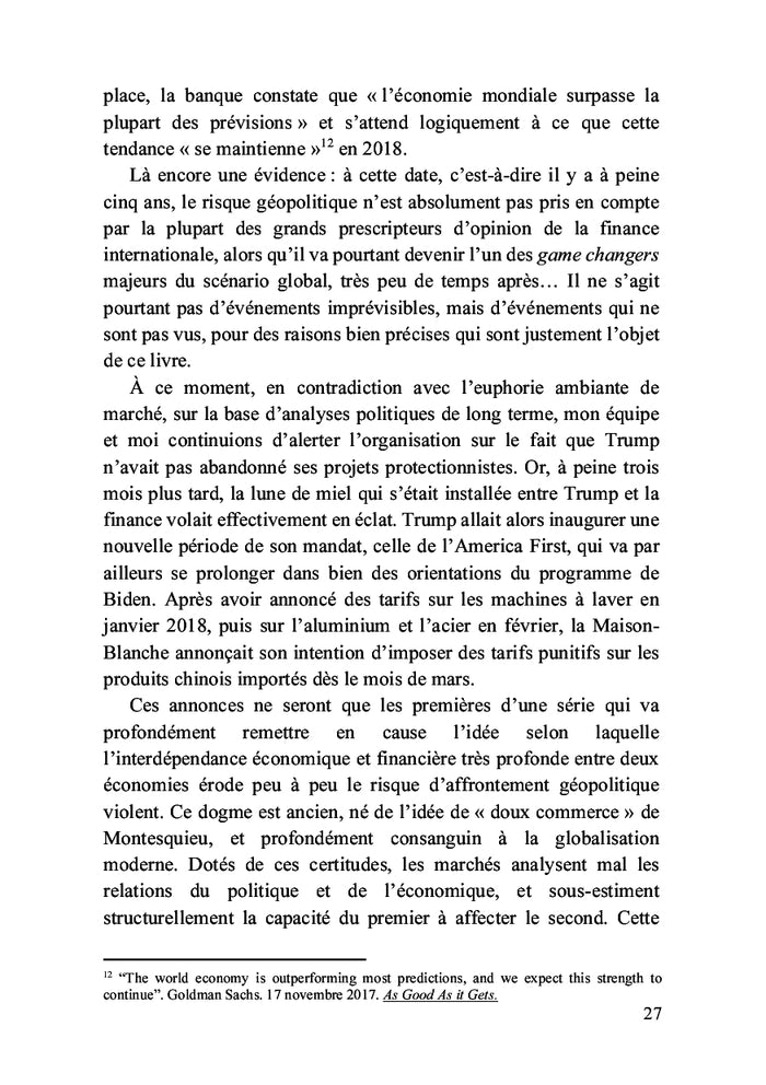 Le réveil géopolitique de la finance