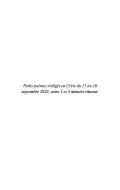 Poésie crète