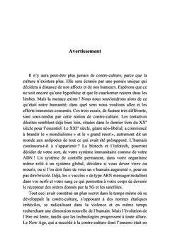 Réveil sur la terre malade
