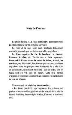 Le Rose et le Noir