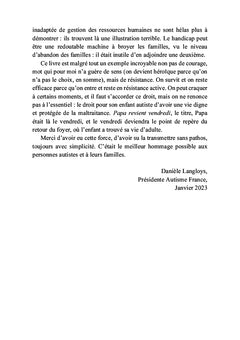 Papa revient vendredi