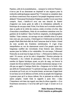 Histoire de la région du Sud Cameroun