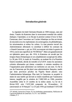 Histoire de la région du Sud Cameroun