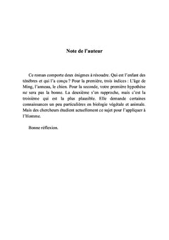 L'enfant des ténèbres