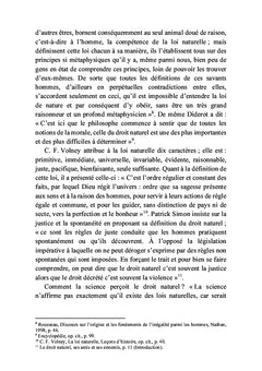 Le droit naturel De l'amont à l'aval