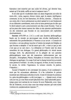 Le droit naturel De l'amont à l'aval