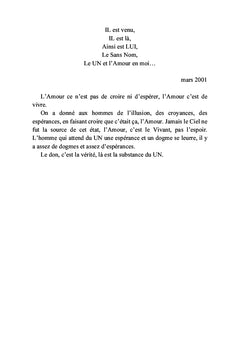 Récit d'une initiation directe