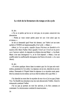 Récit d'une initiation directe