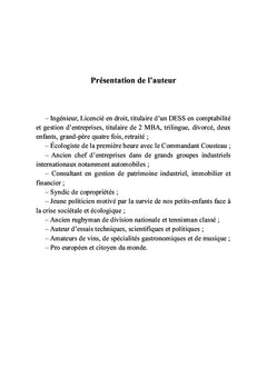 Ébauche d'une planification écologique et sociétale