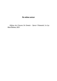 Ébauche d'une planification écologique et sociétale