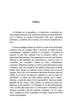 Ébauche d'une planification écologique et sociétale