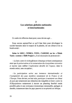 Ébauche d'une planification écologique et sociétale