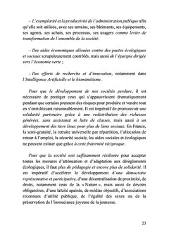 Ébauche d'une planification écologique et sociétale