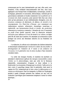 Ébauche d'une planification écologique et sociétale