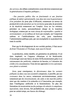 Ébauche d'une planification écologique et sociétale