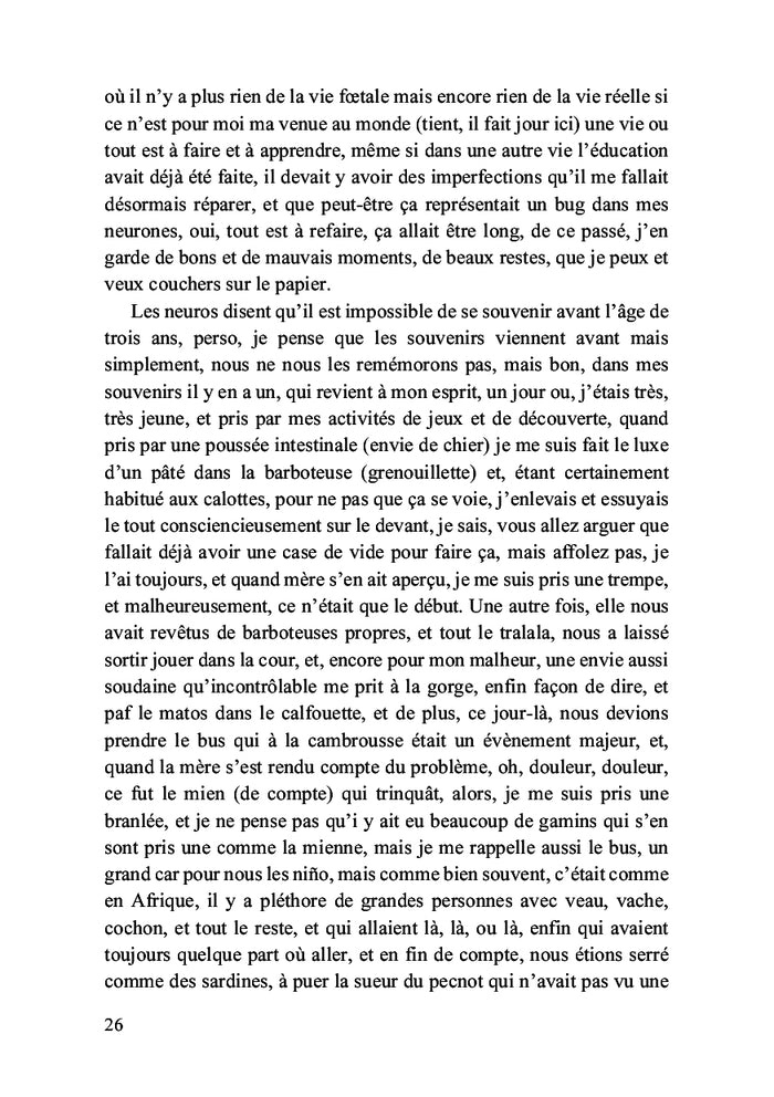 Le jour où la lumière a cessé de tomber