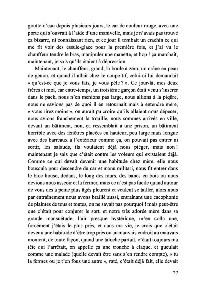 Le jour où la lumière a cessé de tomber