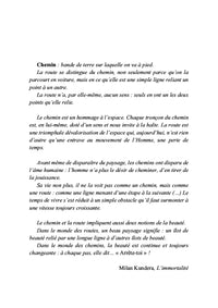 Un chemin de rêves et de promesses