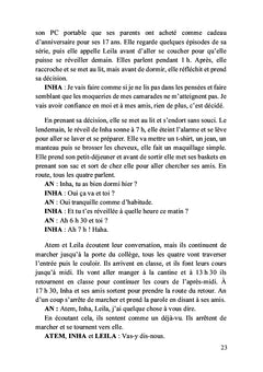 La fille qui lit dans les pensées