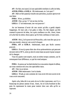 La fille qui lit dans les pensées