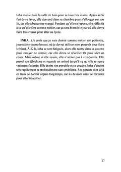 La fille qui lit dans les pensées