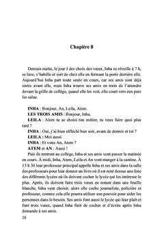 La fille qui lit dans les pensées