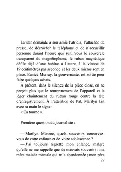 L'homme qui sauva Marilyn